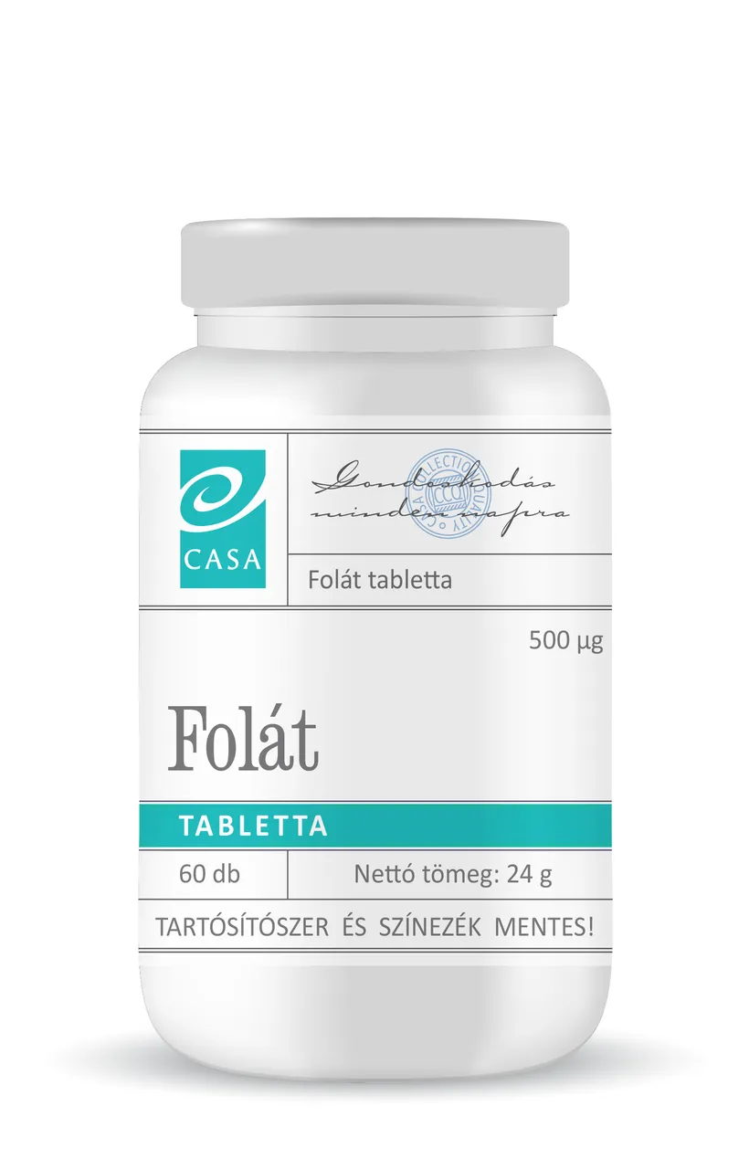 CASA Folát tabletta 60 db
