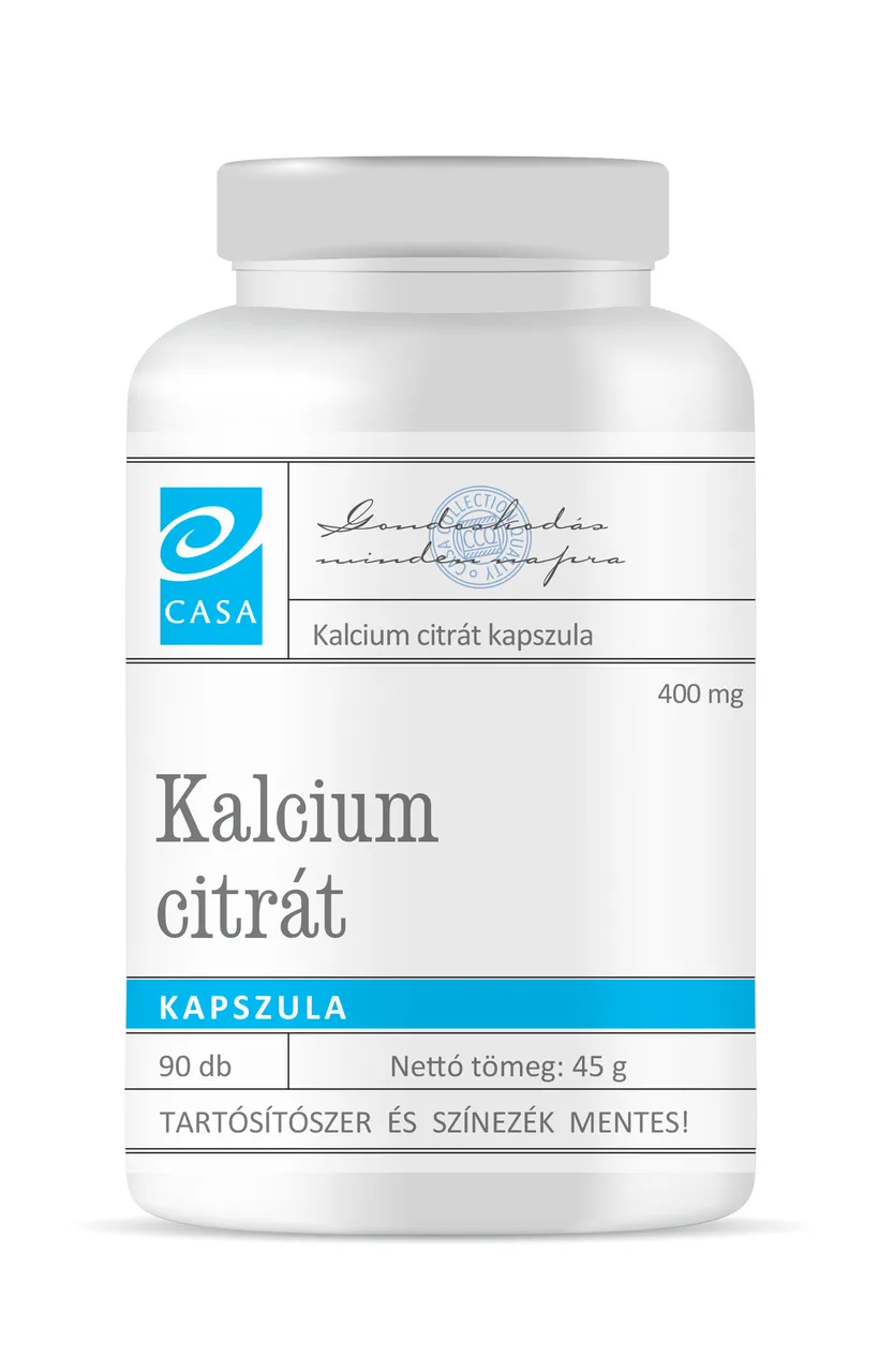 CASA Kalcium Citrát kapszula 90 db