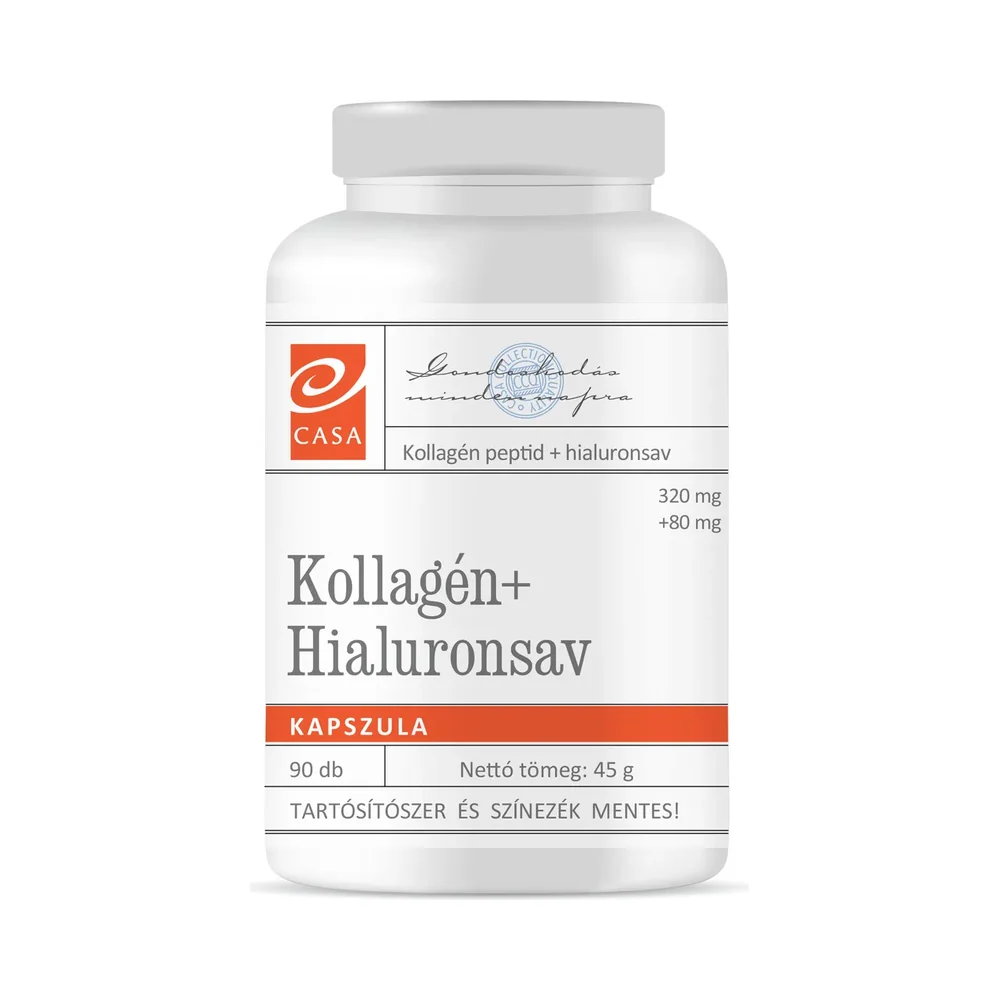 CASA Kollagén+Hialuronsav kapszula 90 db