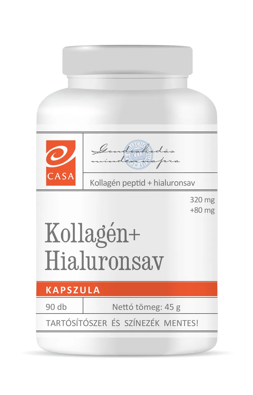 CASA Kollagén+Hialuronsav kapszula 90 db
