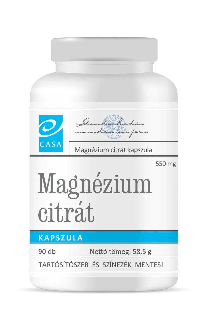 CASA Magnézium Citrát kapszula 90 db