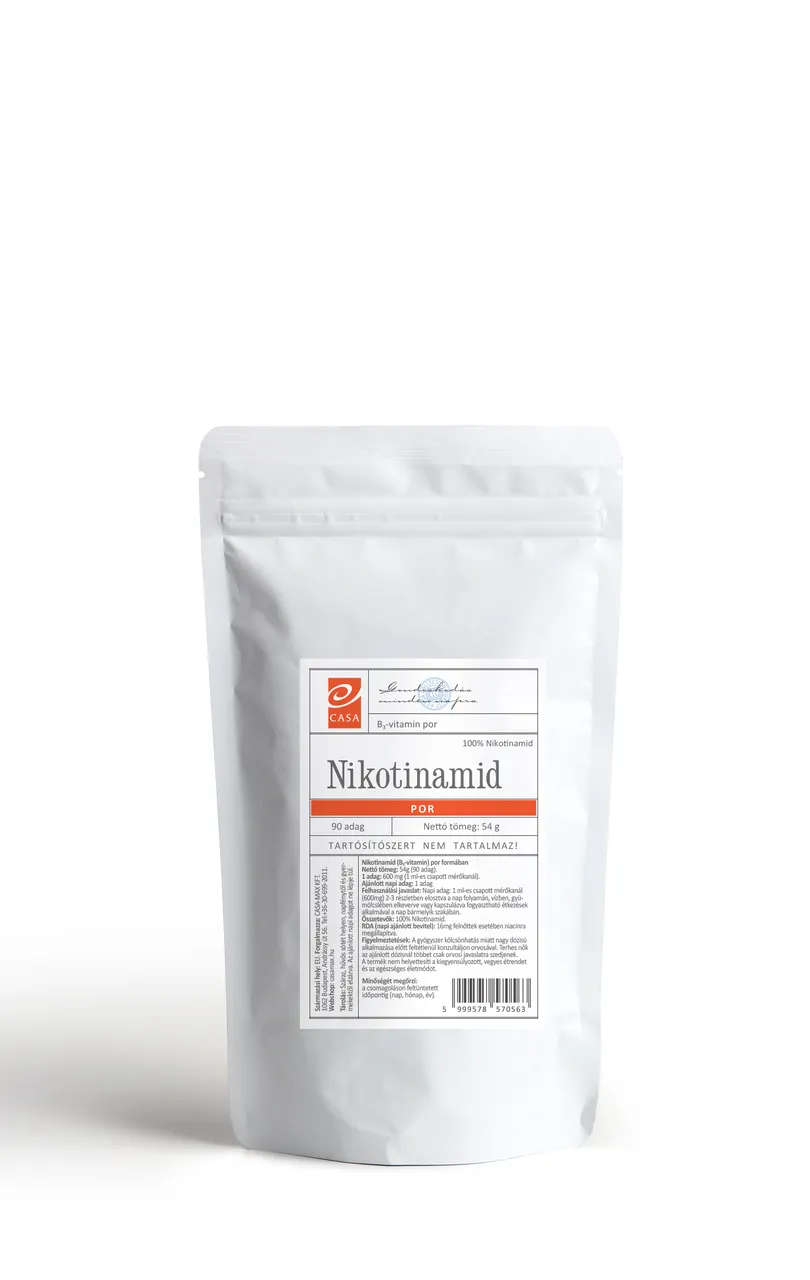 CASA Nikotinamid B3-Vitamin italpor 54 g