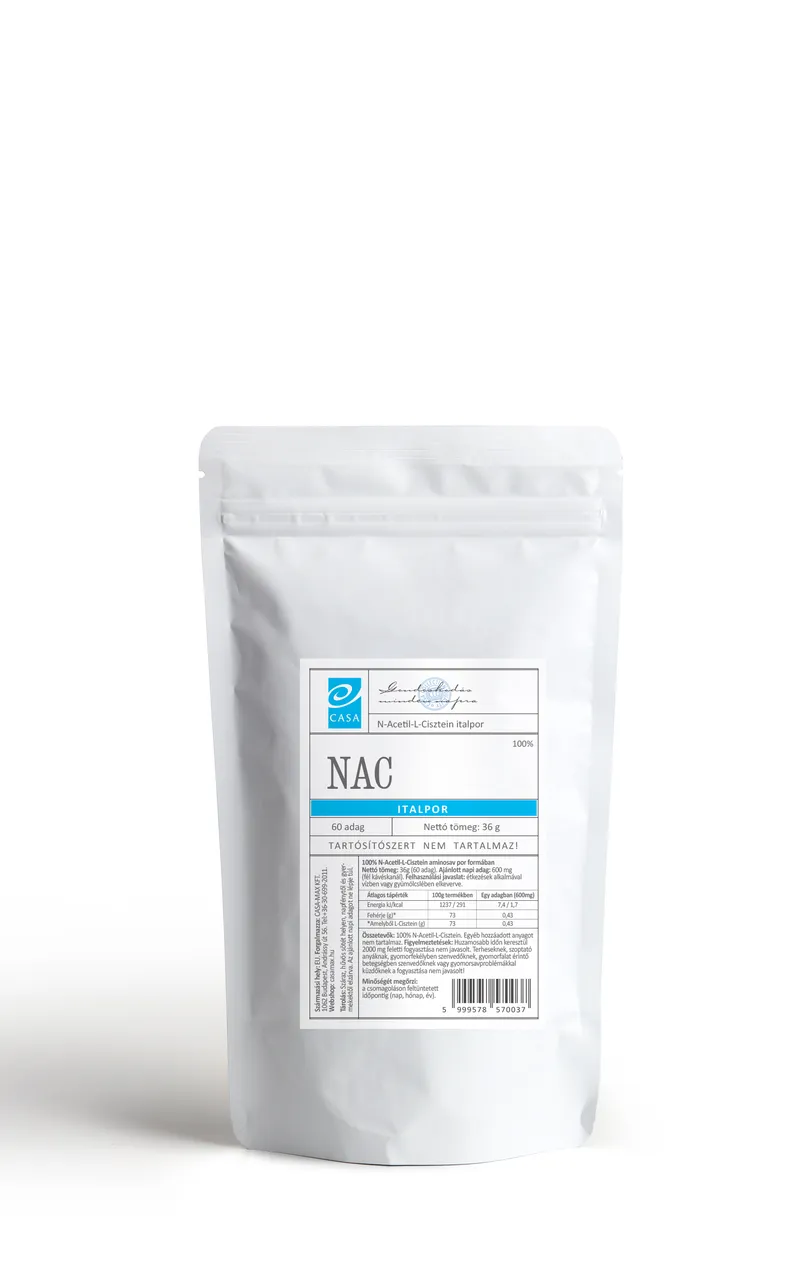 CASA N-Acetil L-Cisztein Por 36 g