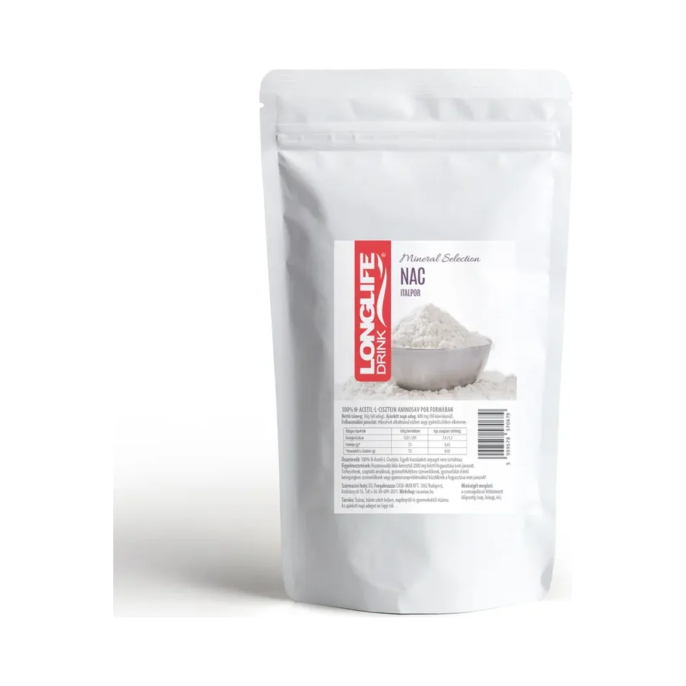 LongLife N-Acetil-L-Cisztein Por 36 g