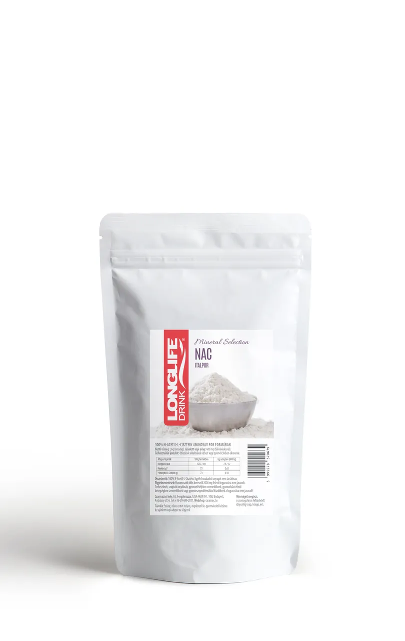 LongLife N-Acetil-L-Cisztein Por 36 g