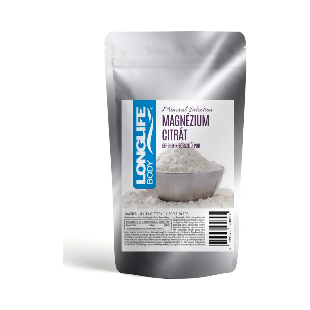 LongLife Magnézium Citrát 120 g