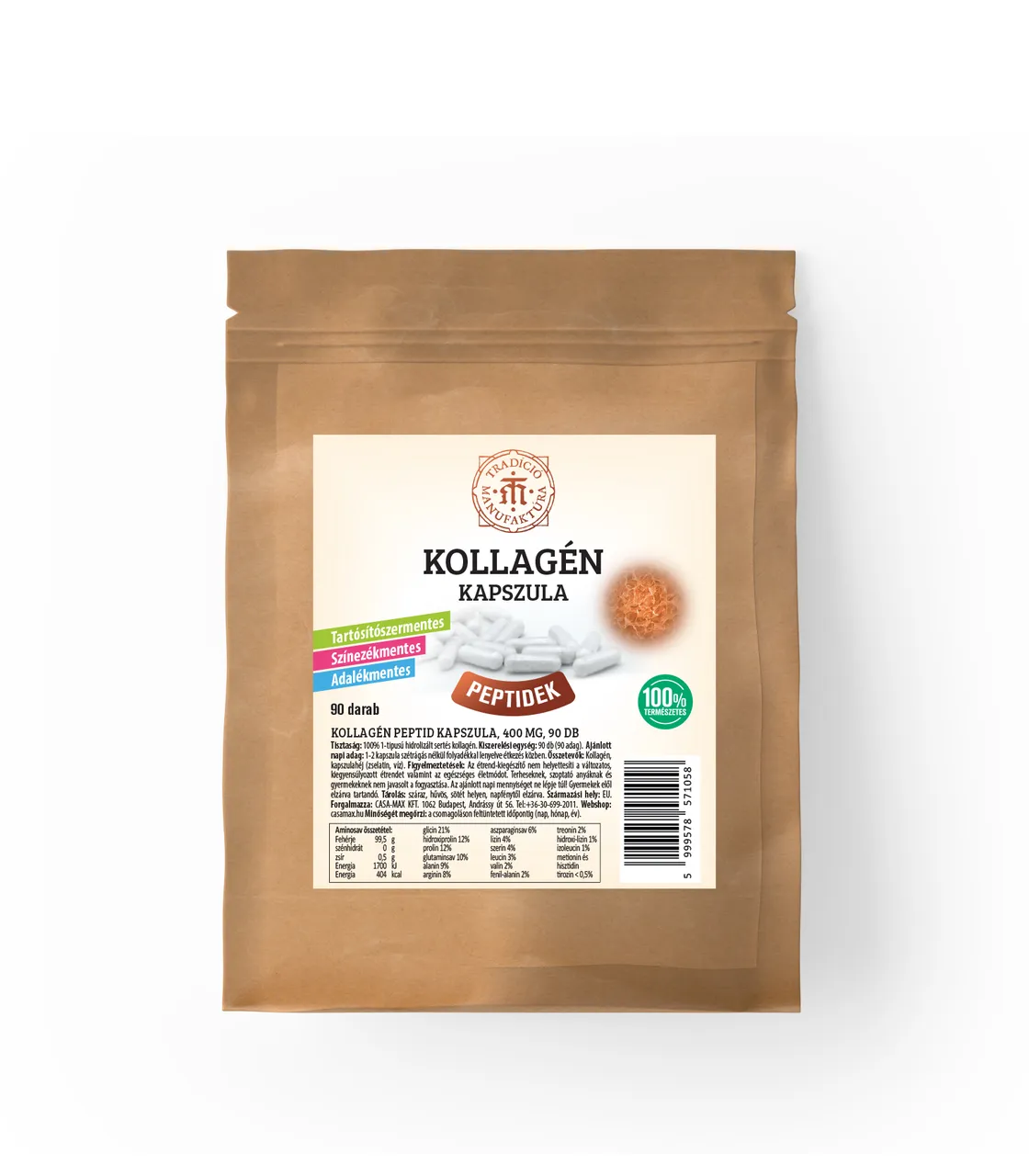 T.M. Kollagén peptid kapszula 90 db