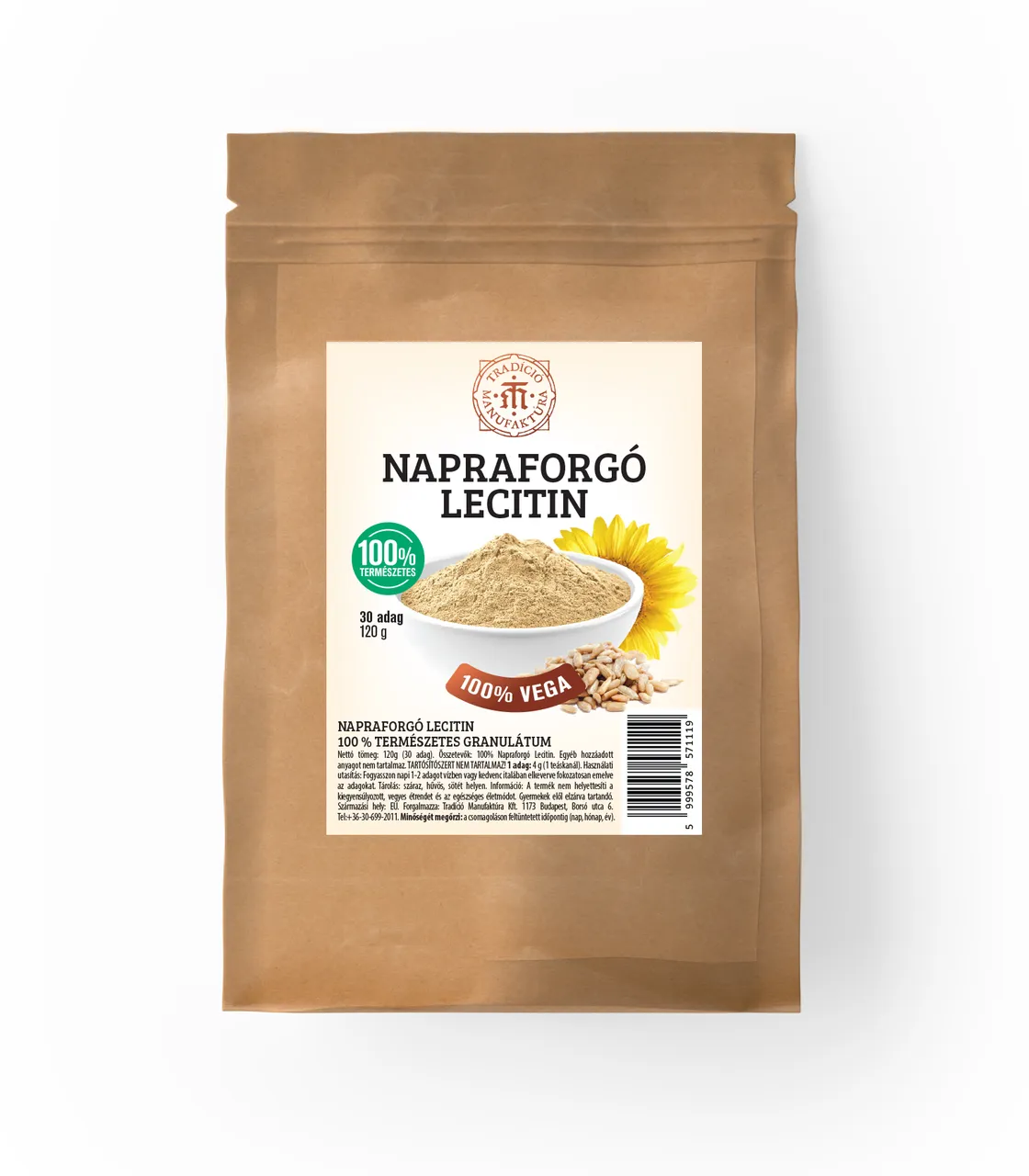 T.M. Napraforgó Lecitin Granulátum 120g