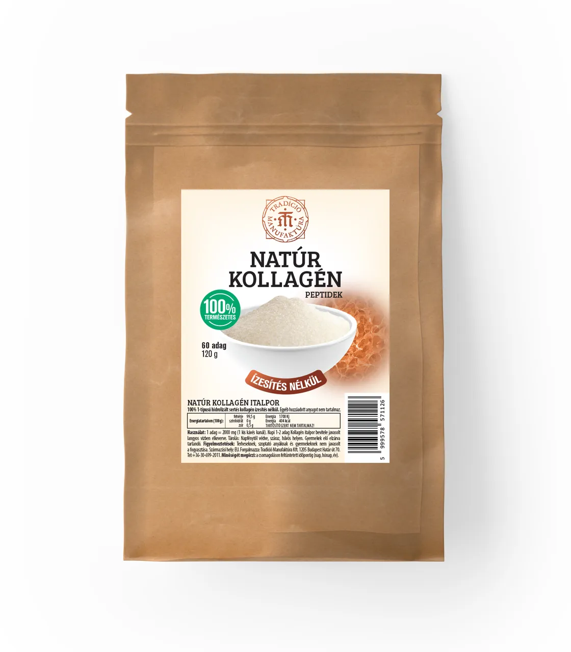 T.M. Natúr Kollagén Por 120 g