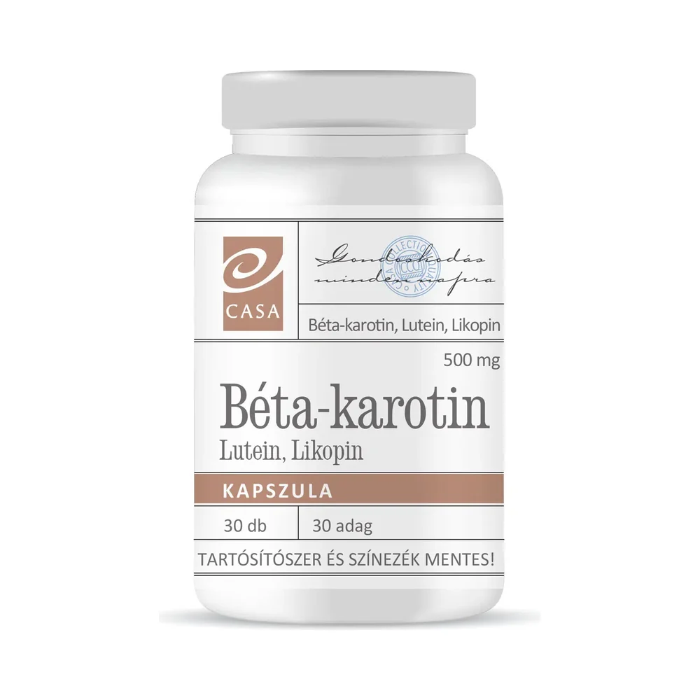 CASA Béta-Karoti,Lutein,Likopin kapszula 30 db