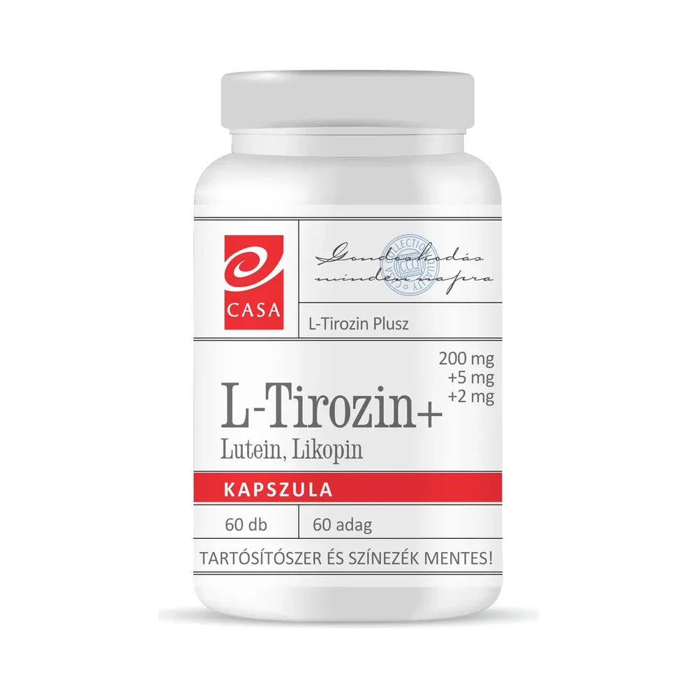 CASA L-Tirozin + Lutein, Likopin Kapszula 60 Darab