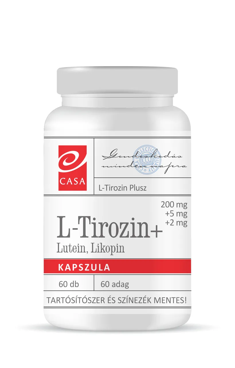 CASA L-Tirozin + Lutein, Likopin Kapszula 60 Darab