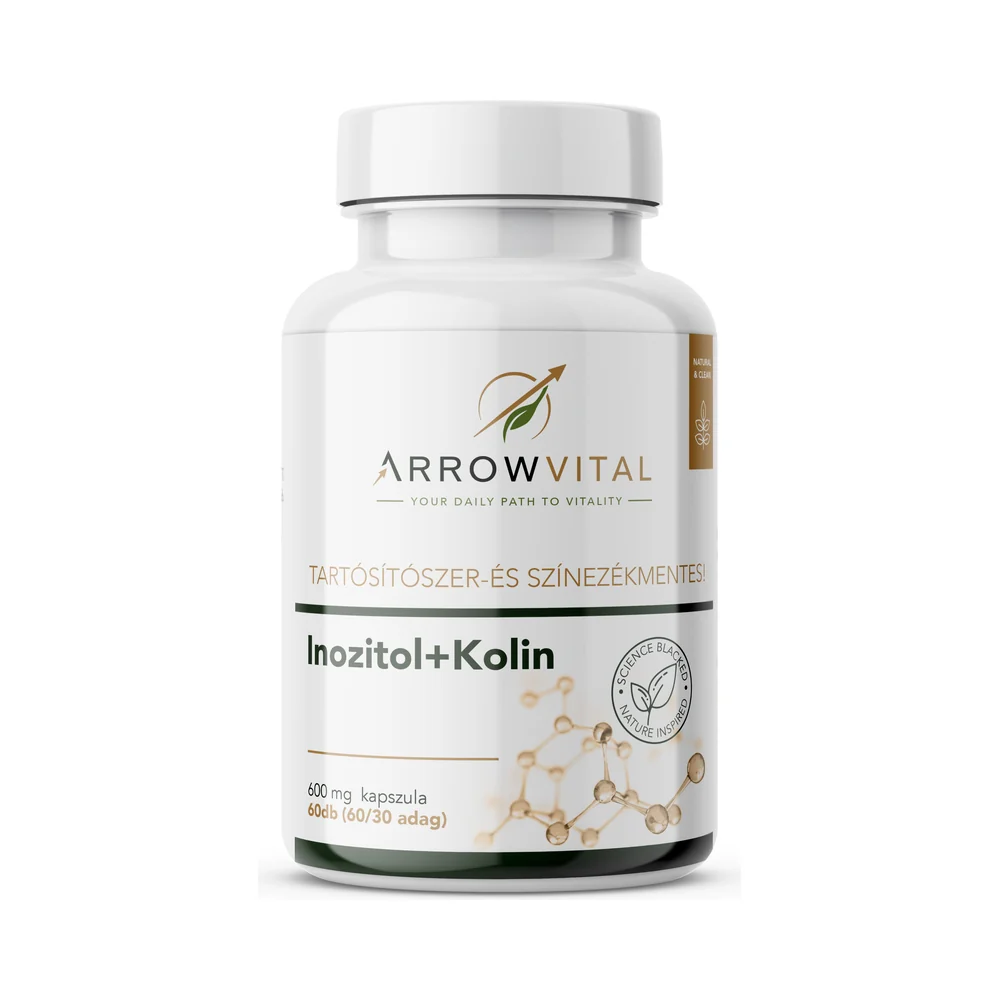 Arrowvital Inozitol + Kolin 600 mg kapszula 60 db